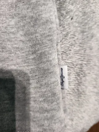 Sudadera Pepe Jeans Gris con Bandera UK