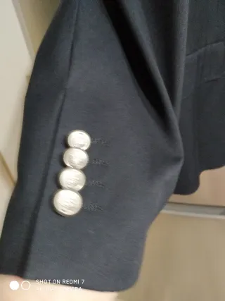 Americana fina negra