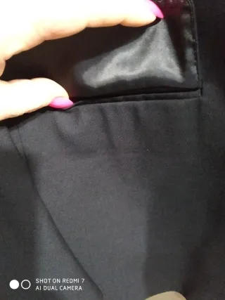 Americana fina negra