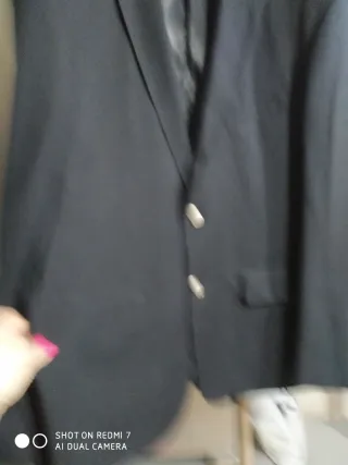 Americana fina negra