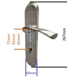 Manilla Maneta ancha para perfil europeo