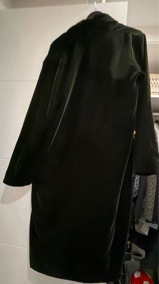 Kimono terciopelo negro