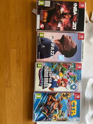 Nintendo Switch juegos  Se vende por separados
