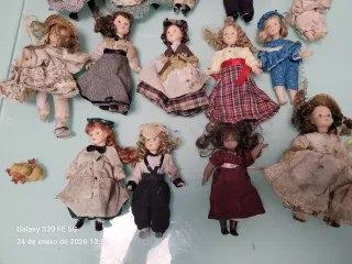 Muñecas antiguas de porcelana