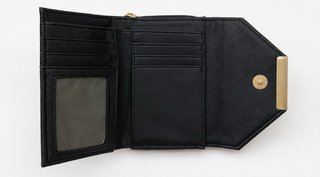 Cartera leopardo negra y marrón