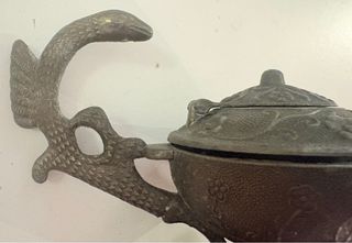 Lampada Aladino vintage decorata