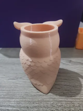 Figura Búho Decorativo, maceta o portalapices