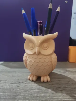 Figura Búho Decorativo, maceta o portalapices