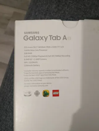 Tablet Samsung Blanca galaxy A6 10,1