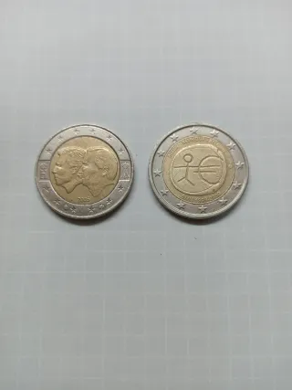 2 monedas Bélgica venta o intercambio.
