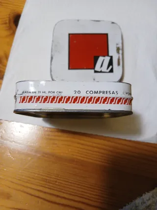 Caja metálica de farmacia Acofar,coleccionismo