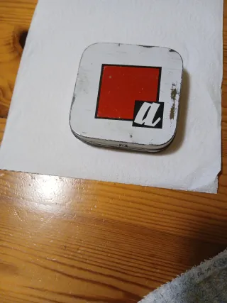 Caja metálica de farmacia Acofar,coleccionismo