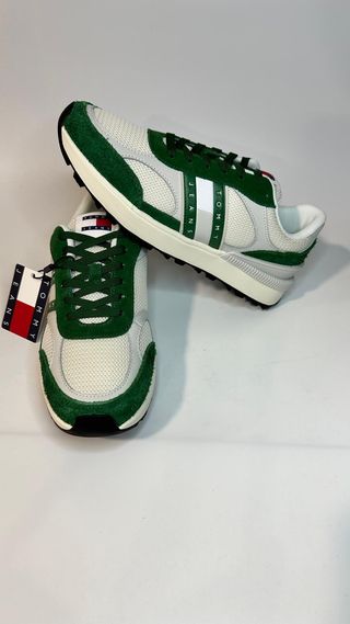 Zapatillas Tommy Jeans TJM Blancas/Verdes Talla 40