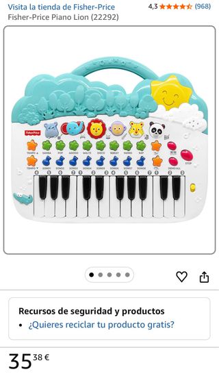Piano Musical Fisher-Price Bebé