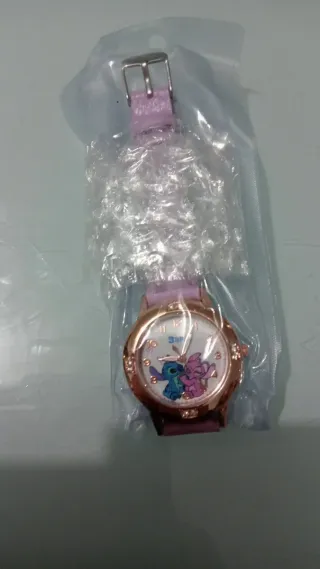 Reloj Stitch Azul y Rosa