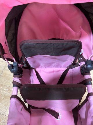 Carrito de juguete rosa