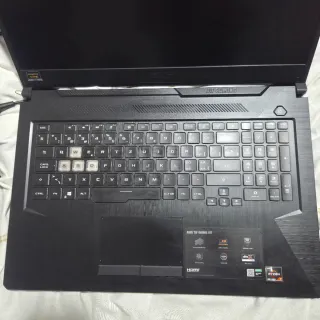 Portátil Asus TUF Gaming FA706II-H7117T teclado FR