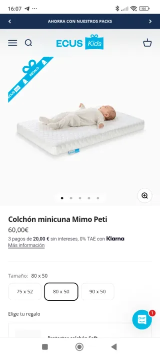 Minicuna Besrey Plegable y colchón M imo Peti