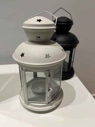 Pack 2 Faroles de vela IKEA