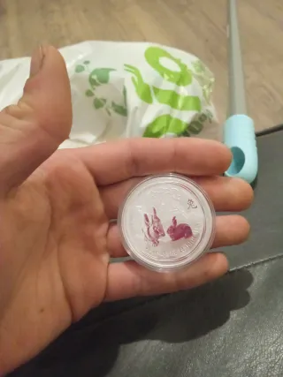 Onza Plata Lunar 2011 Conejo