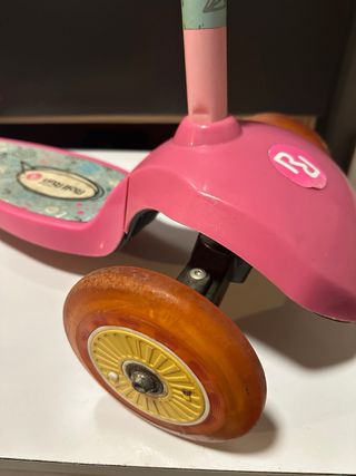 Patinete infantil 3 ruedas rosa