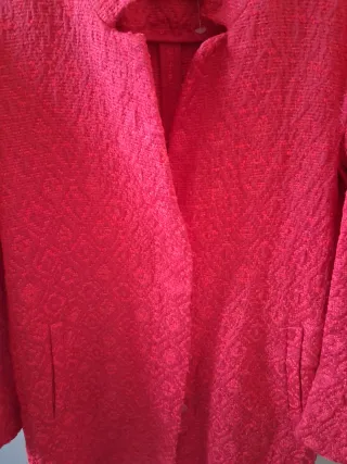 Cappotto Zara Rosso Taglia S Nuovo