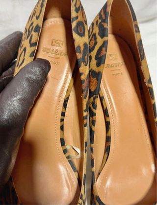 Zapatos de tacón leopardo Seaside