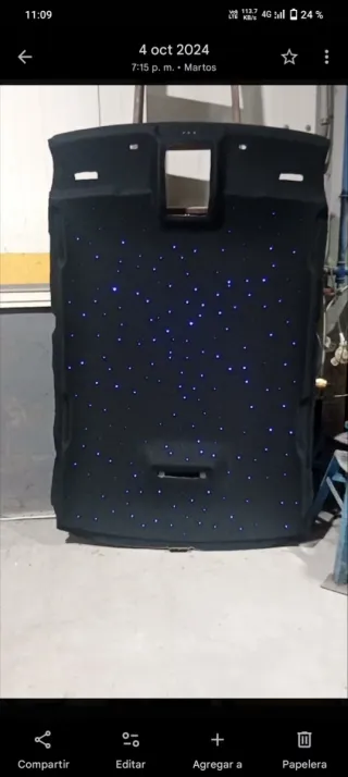 Tapizado de techo para coches