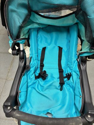 Silla de paseo azul
