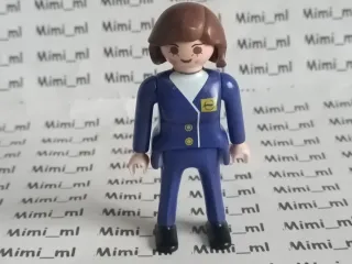 Playmobil figura mujer azafata avión