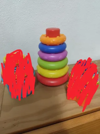 Juego de aros apilables