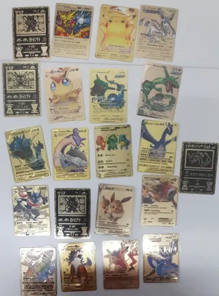 Cromos Oro Pokémon varios precios