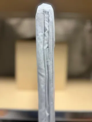 Cortinas 117x137cm Ojal Grises (Par) NUEVAS