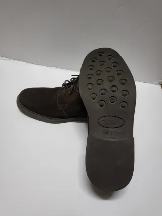 Zapatos de ante marrones