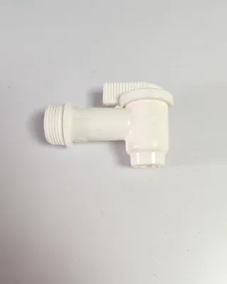 Grifo de plástico blanco