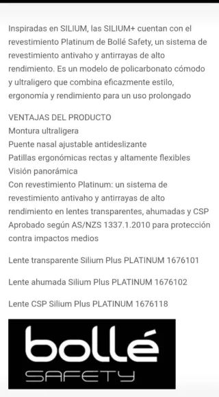 Gafas de sol Bollé negras y gris