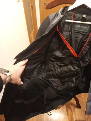 Chaqueta de moto Alpinestars gris drystarxf