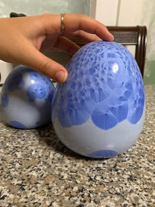 Huevo huevo decorativo de porcelana s