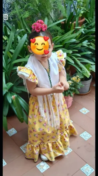 Bata Flamenca Talla 2