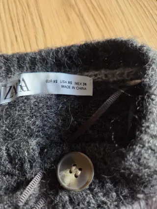 Chaqueta de punto a rayas