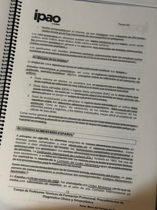 Temas oposiciones procedimientos de diagnóstico