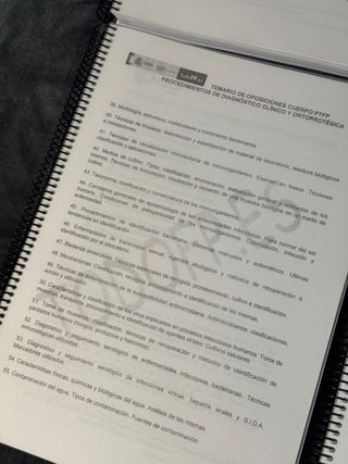 Temas oposiciones procedimientos de diagnóstico