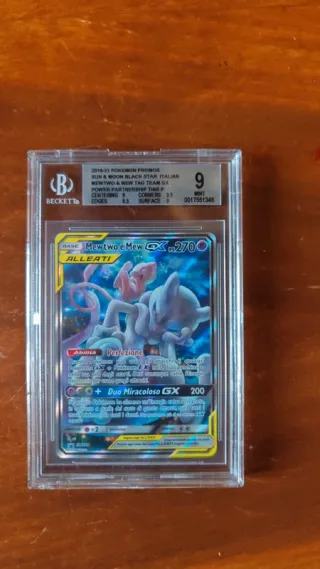Mewtwo & Mew GX Promo BGS 9 ITA