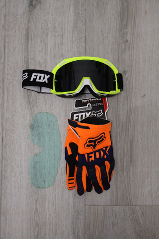 Pack FOX: Gafas + Guantes + Lente Extra 126
