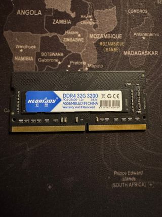 1x 32gb DDR4 3200MHz Memoria RAM