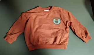 Sudadera infantil naranja 86 cm