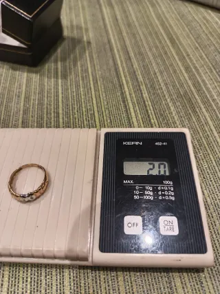 Sortija oro 18k con 2 brillantes