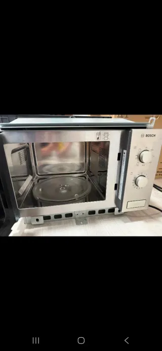 Microondas Bosch Acero Inoxidable