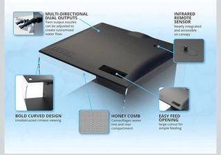 Pecera de cristal y plástico