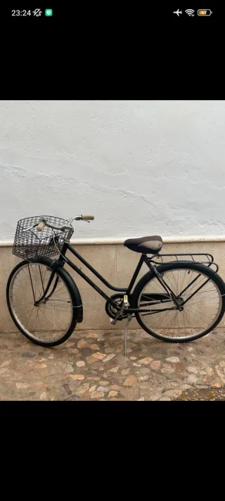 Bicicleta Clásica con Cesta